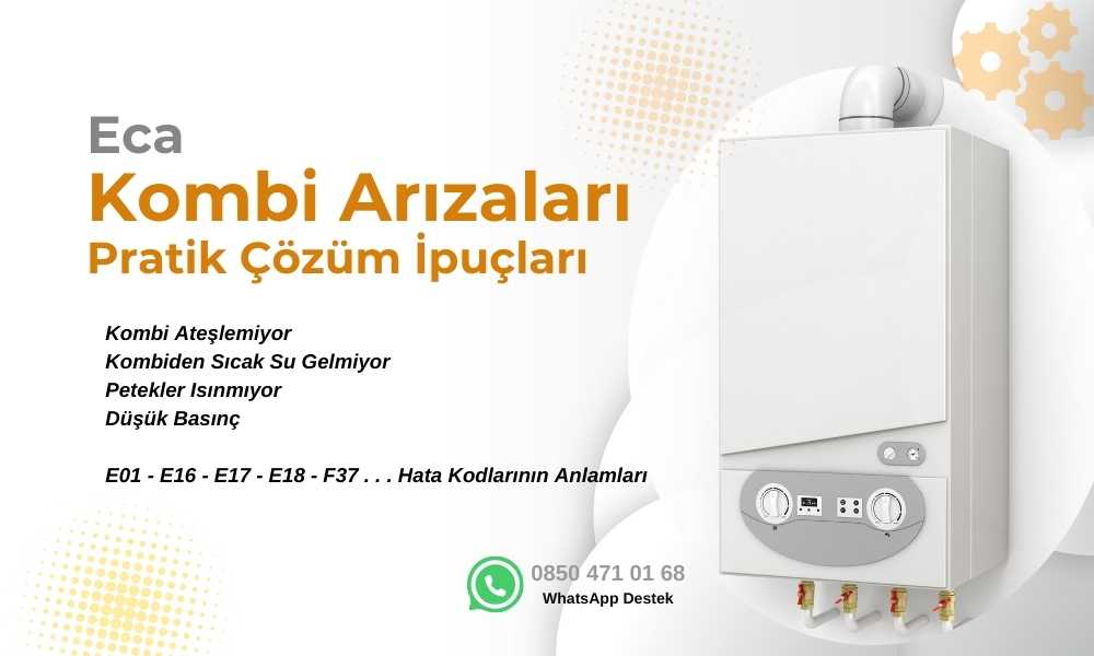 Eca Kombi Arıza Nedenleri ve Hata Kodu Çözümleri